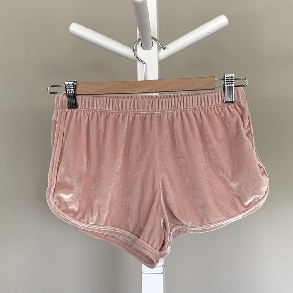 Brandy Melville Velour Shorts